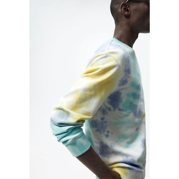 Zara Men’s Tie-Dye Print Sweatshirt Size L - Picture 7 of 7
